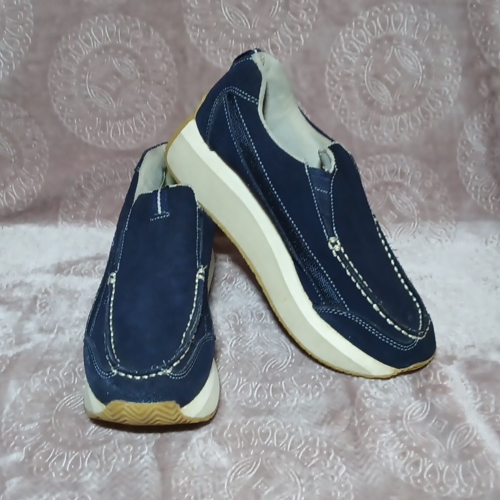 No Boundaries Navy Slip-On Loafers